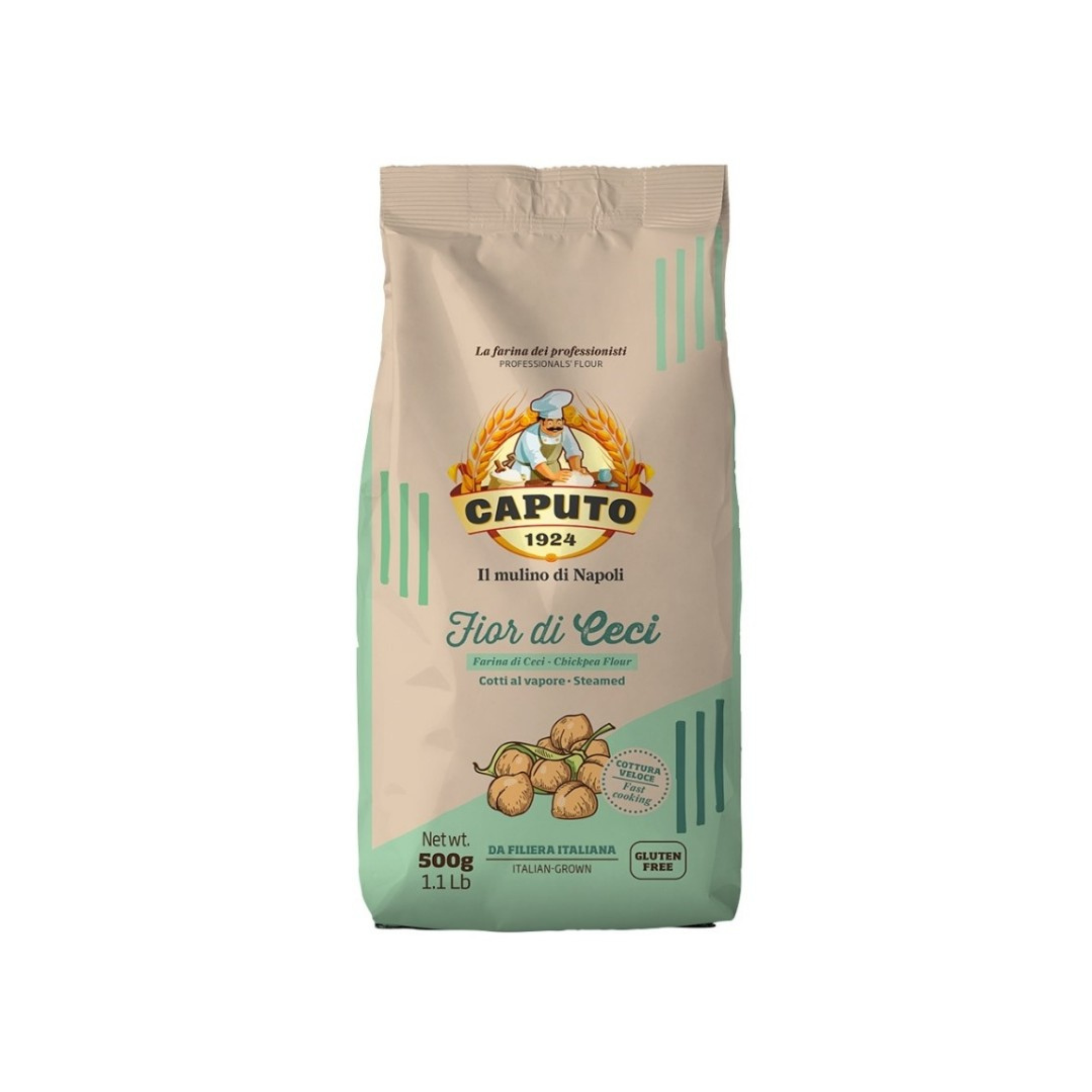 Mulino Caputo Fior di Ceci – Farina di Ceci Senza Glutine 500g