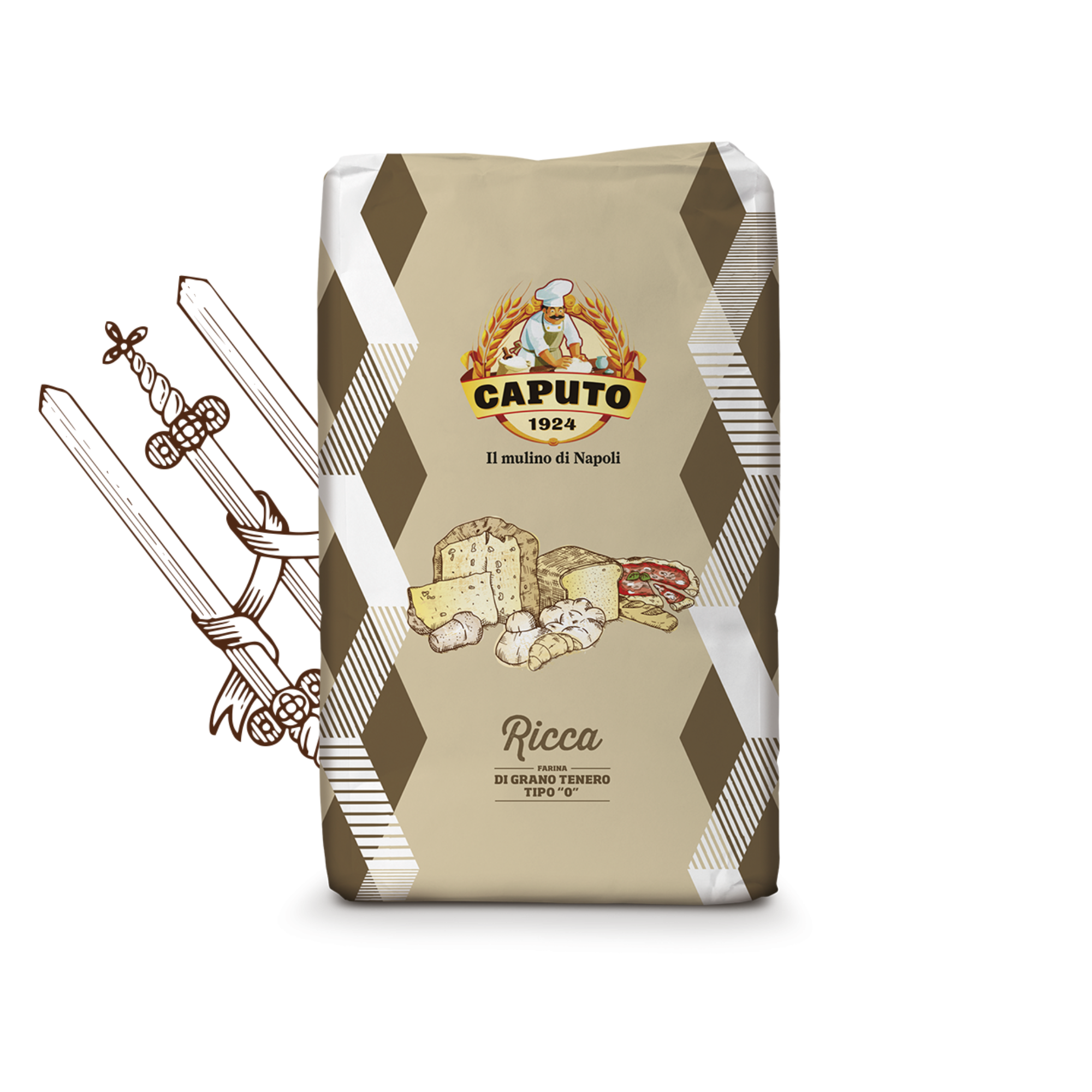 Mulino Caputo Farina per Pizza Ricca – 25 kg