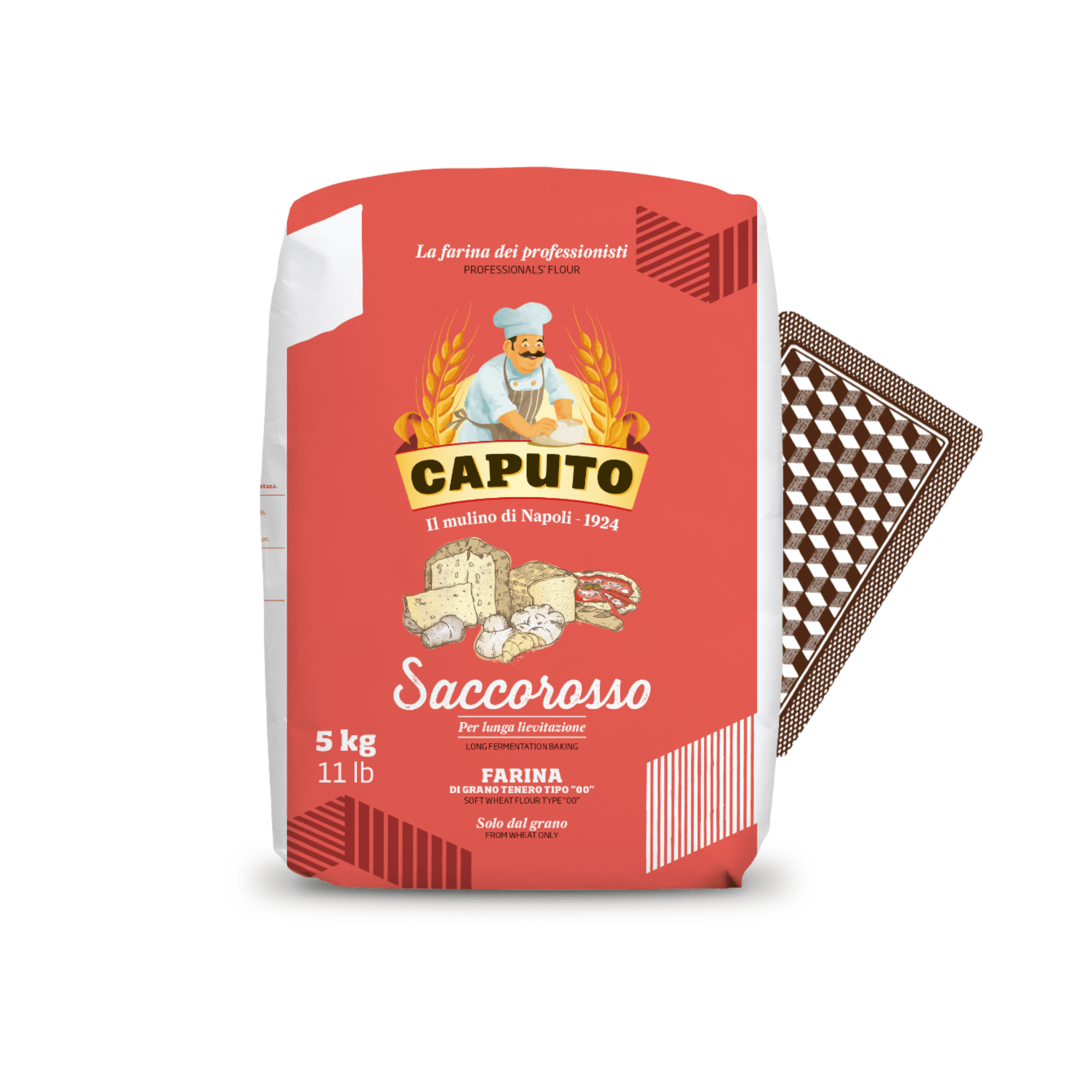 Mulino Caputo Farina per Pizza Saccorosso 5 Kg