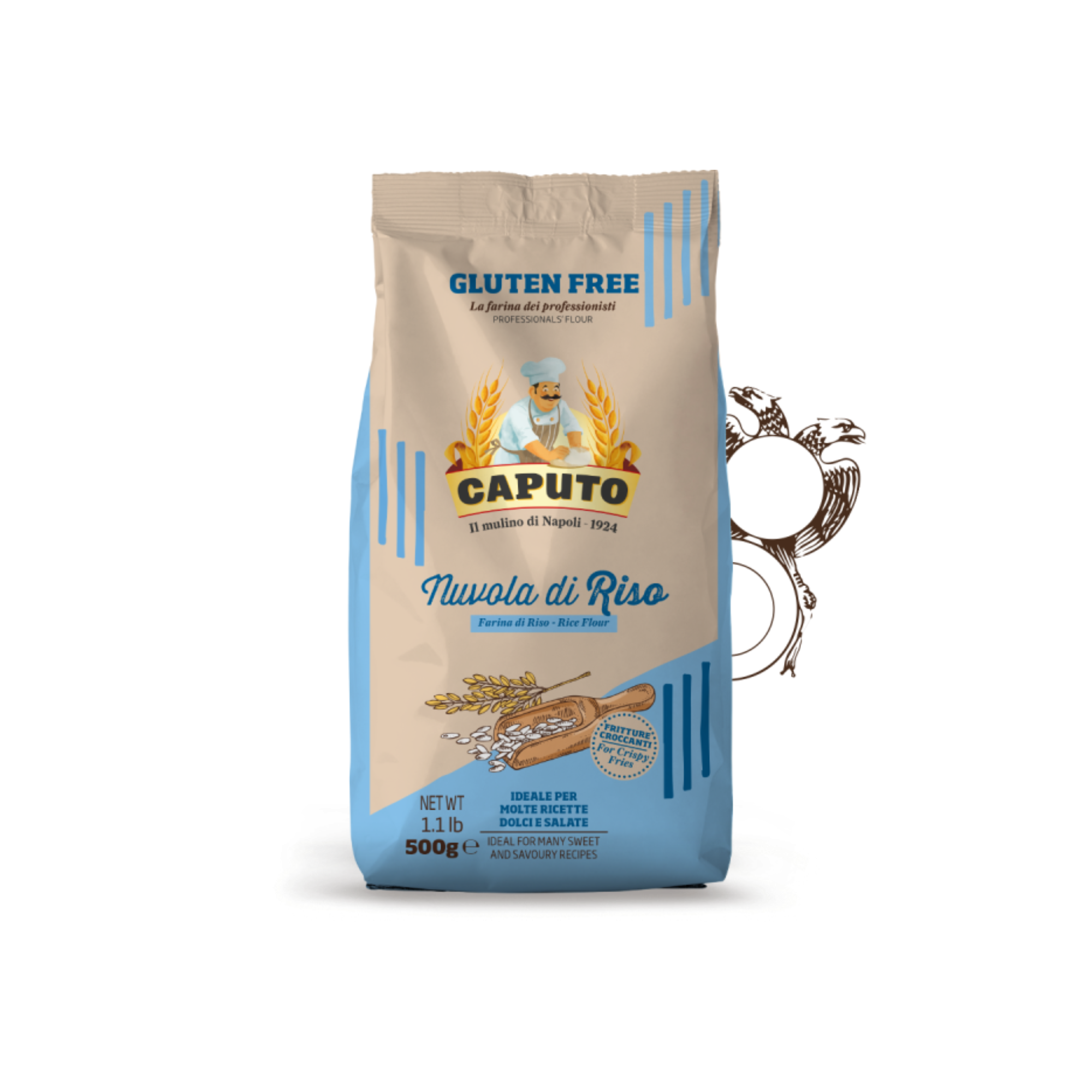 Mulino Caputo Nuvola di Riso – Farina di Riso Senza Glutine 500g