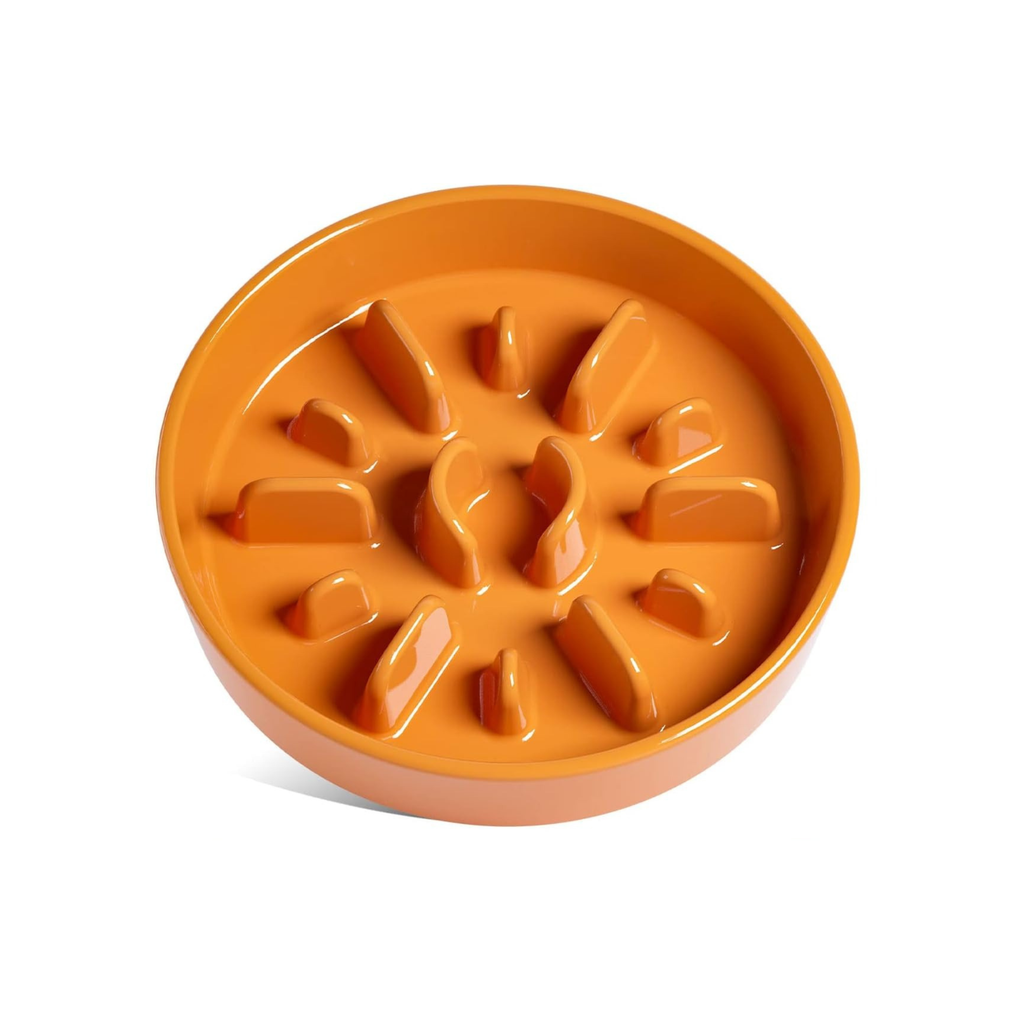 Miski dla psów z powolnym karmieniem ceramiczne, miska do wolnego karmienia 1,5 szklanki dla małych i średnich ras, puzzle miska do karmienia psa dla szybkiego jadłożera