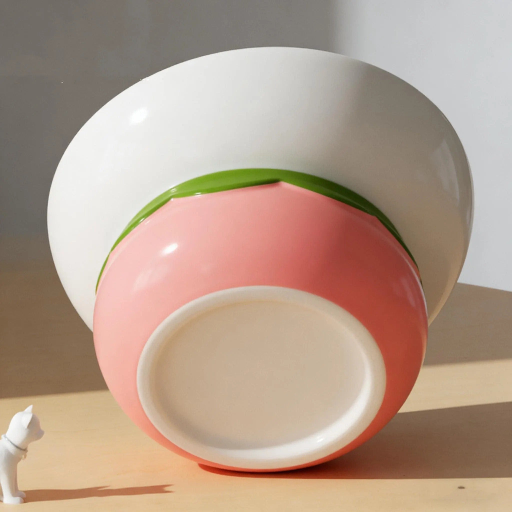 Ceramiczna miska dla zwierząt w truskawki, miska dla kota lub psa, miska dla psa w truskawki, prezent dla miłośników kotów