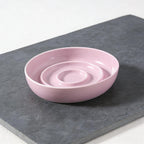 Ceramiczna miska spowalniająca jedzenie | Miska-łamigłówka ze spiralą | Miska zapobiegająca łapczywemu jedzeniu dla psów i kotów | Miska wspierająca zdrowie zwierząt